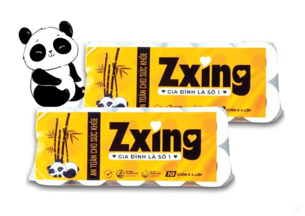 ZXING GẤU VÀNG 10 CUỘN ĐẶC + LÕI